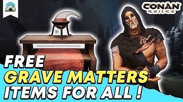 New Free Items: Skelos Cultist Master & Forgotten Furniture - Age of Sorcery  | Conan Exiles 3.0
