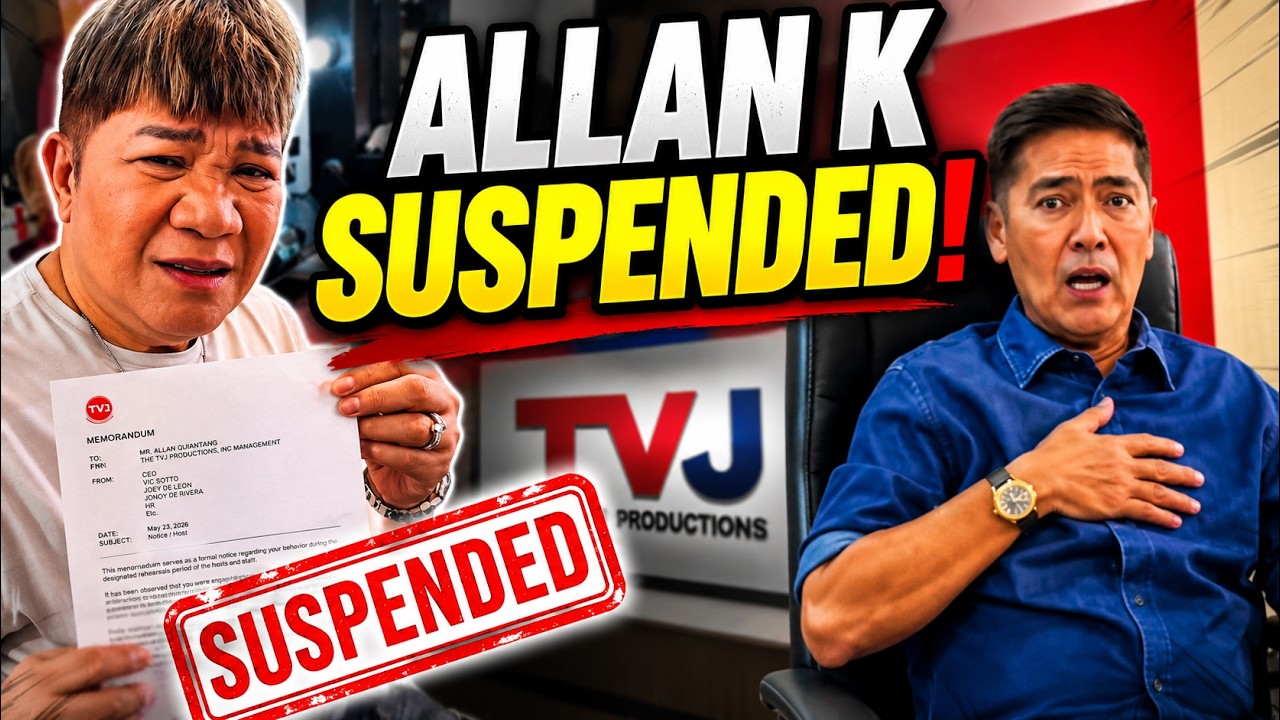 Vic Sotto Na-SHOCK NAIYAK sa SUSPENSION ni Allan K sa Eat Bulaga