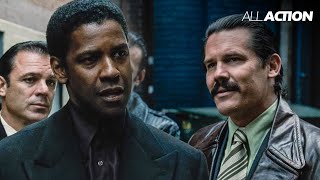 Denzel Washington Faces Down Corrupt Cops | American Gangster
