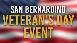 SBTMW: San Bernardino Veteran's Day Event