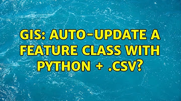 GIS: Auto-update a feature class with Python + .csv?