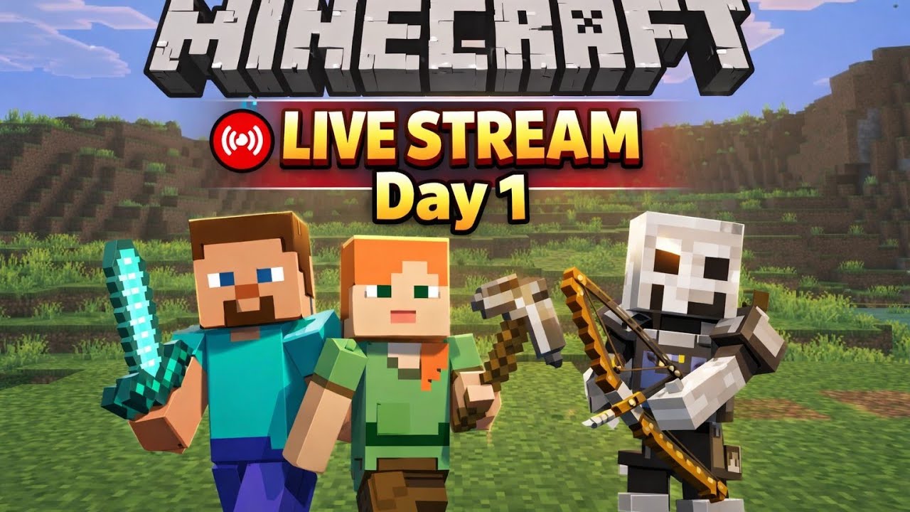 Minecraft day 1 - YouTube