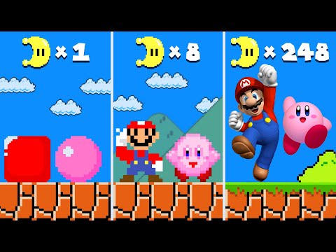 Mario but Every Moon Make MARIO and KIRBY Realistic...