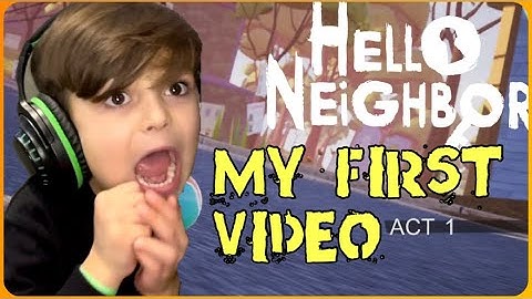 Hello Neighbor ACT1 Walkthrough. WHERE TO FIND THE RED KEY!!