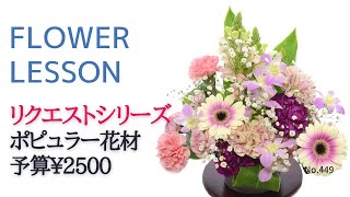 Request] Popular flower materials & budget 2500 yen 