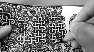 Sophie Draws - Speed Doodle 1 Doodles, Zentangle, Drawing, Asmr