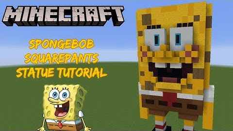 Minecraft One-Shot Tutorial: SpongeBob SquarePants Statue (SpongeBob SquarePants)