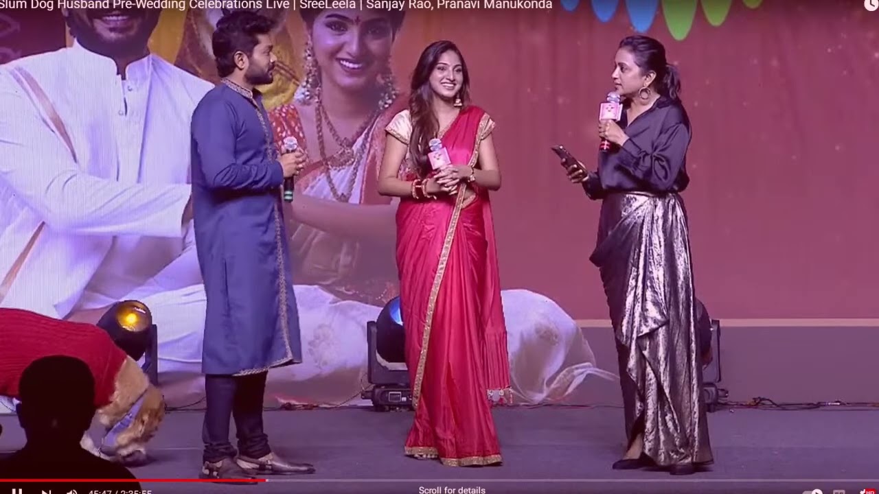 🔴Slum Dog Husband Pre-Wedding Celebrations | SreeLeela | Sanjay Rao, Pranavi Manukonda