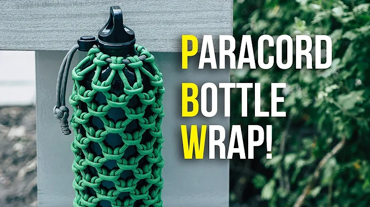 Creative Paracord Bottle Wrap Tutorial