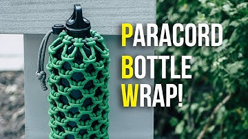 💧STAY HYDRATED! Wrap Your Bottle In Paracord | Bottle Wrap