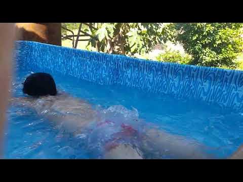 Fazendo Um Desafio De Piscina Youtube