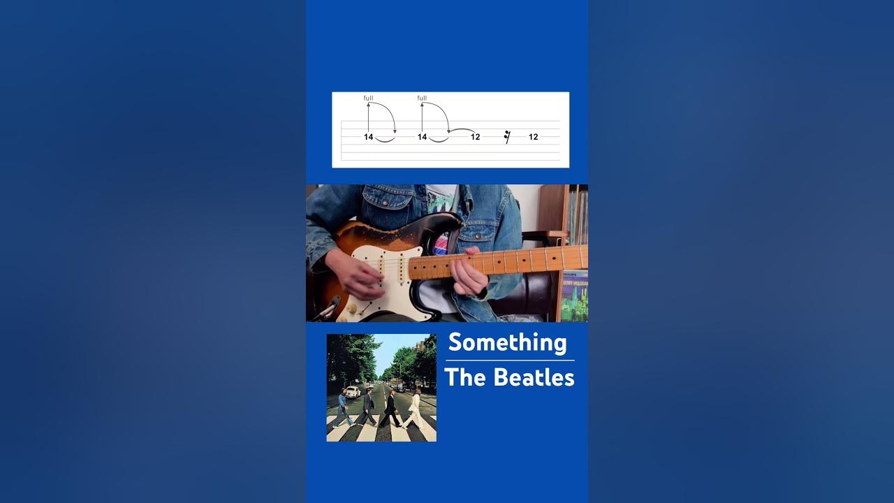 【TAB】Something / The Beatles （Guitar Solo）#guitar#60s#shorts#georgeharrison#fender#tabs#ビートルズ#ギター