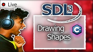 "Drawing Shapes" in SDL3 C++ |100 days of C++ (Days 51/100) | 250 Days of Programming (Day 55/250)