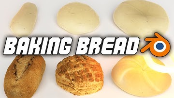 Simulating Baked Bread in Blender Tutorial