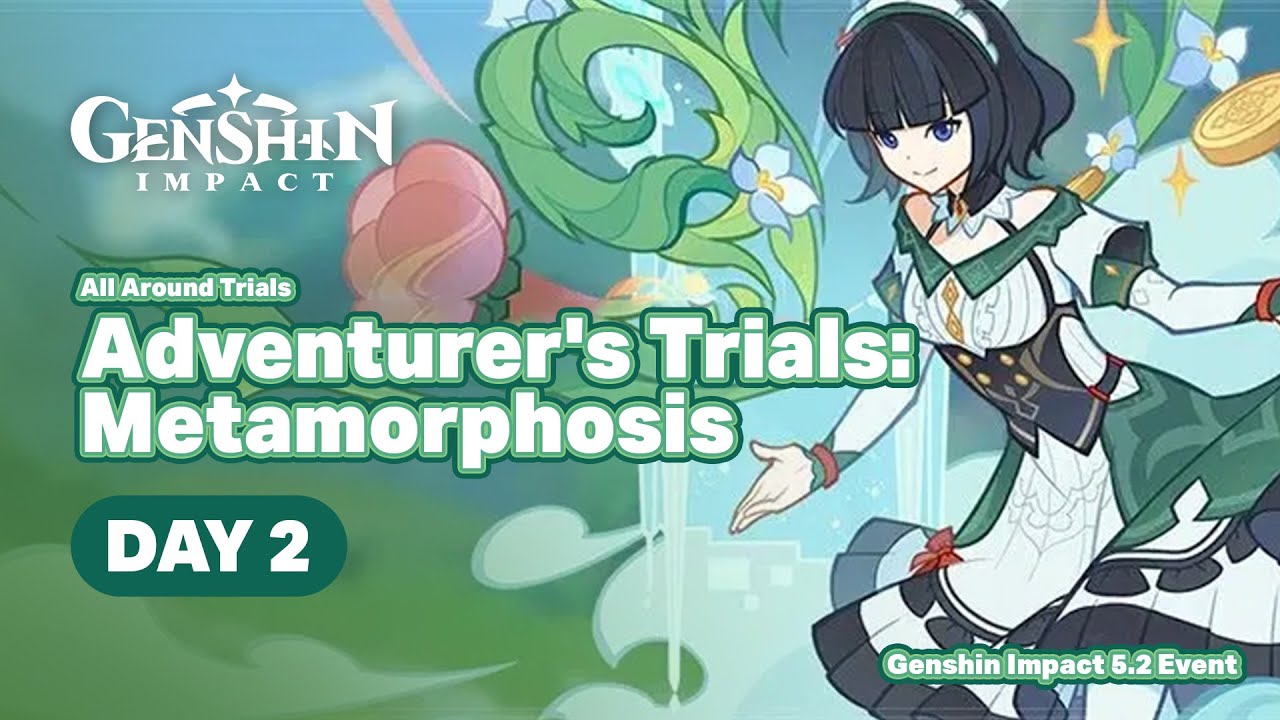 Metamorphosis Event Adventurer's Trials: Metamorphosis Event Gameplay Day 2 - Genshin ...