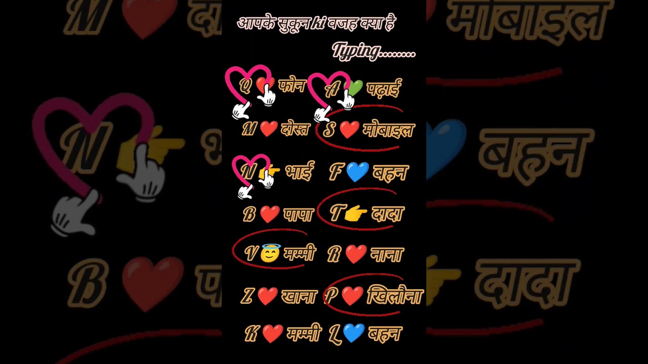 Choose your name first letter ❤🥰😇//