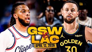 Golden State Warriors vs Los Angeles Clippers Full Game Highlights April 12, 2026 FreeDawkins