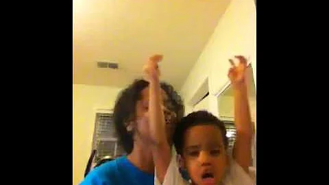 Kezia Alford sings with son Jayson