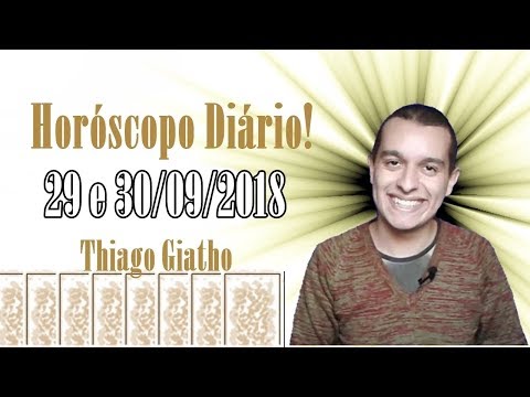 Vídeo: 30 De Setembro De Horóscopo