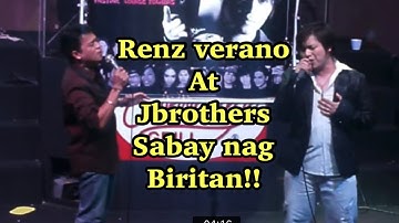 JBrothers at Renz Verano Live sa Isang Kanta!