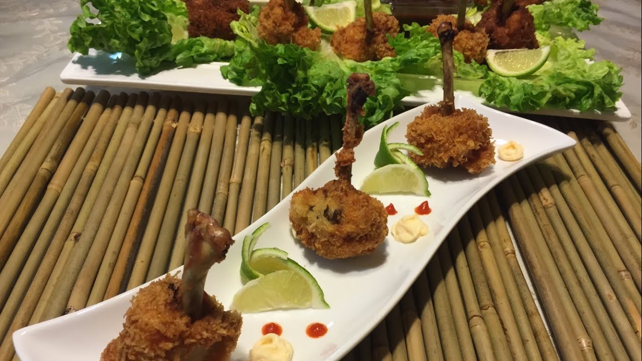 Lollipops De Pollo , Receta Deliciosa ! - YouTube