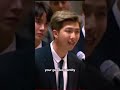BTS LEADER KIM NAMJOON English Speech.