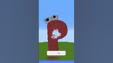 Letter P ALPHABET LORE EXPERIMENT in Minecraft !