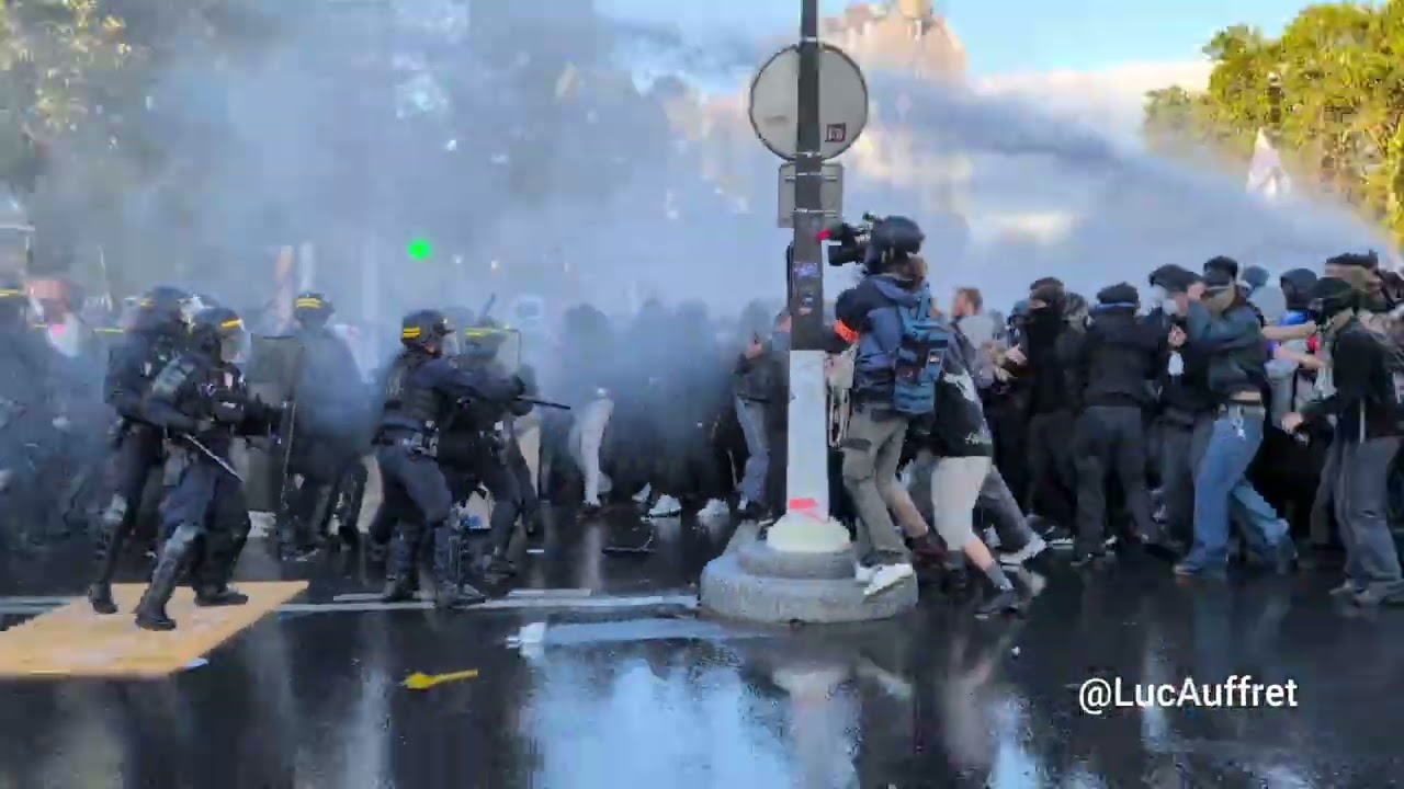 FRANCIA: CRECE LA TENSIÓN EN PARÍS Y LAS PROTESTAS ESTUDIANTILES TERMINAN EN ENFRENTAMIENTOS