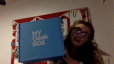 My Geek box unboxing - January 2017