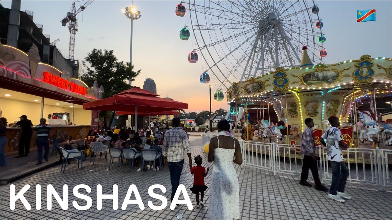 La GRANDE ROUE DE KINSHASA 🇨🇩 un lieu d'attraction au coeur de la ville