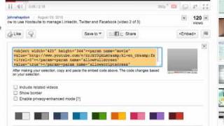 YouTube's new features include custom embed sizing and sweet looking badges!