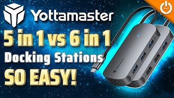 Yottamaster 5-in-1 VS 6-in-1 Docking Station Review