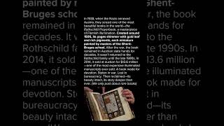 The Rothschild Prayerbook: Stolen, Recovered, Revered