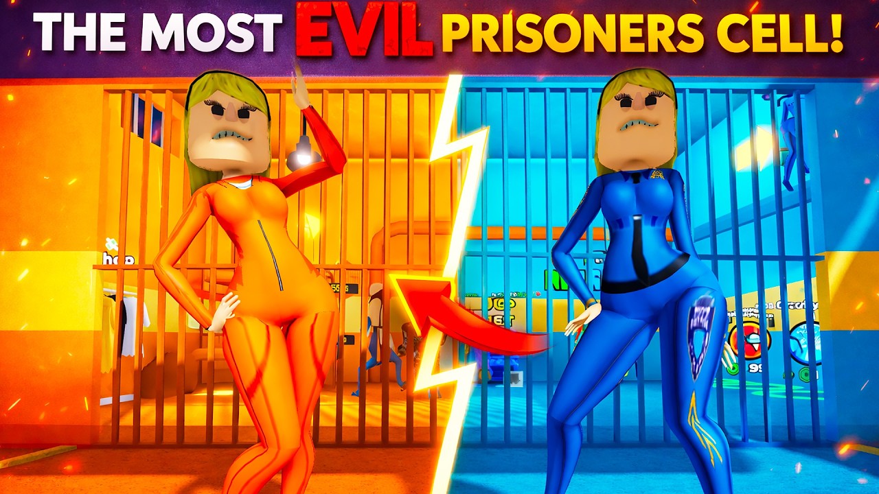 WOMAN PRISONER VS POLICE PRISON RUN OBBY ROBLOX - YouTube