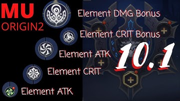 MU Origin2 Element *NEW* Function V10.1