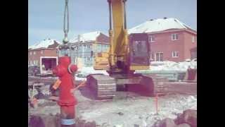 Installing a fire hydrant