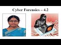 Dr. S. Jayashree | Cyber Forensics - Module 4.2 | SNS Institutions