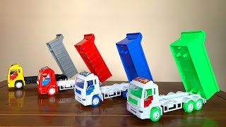 Unboxing Mainan Mobil Mobilan Dump Truck Warna Warni