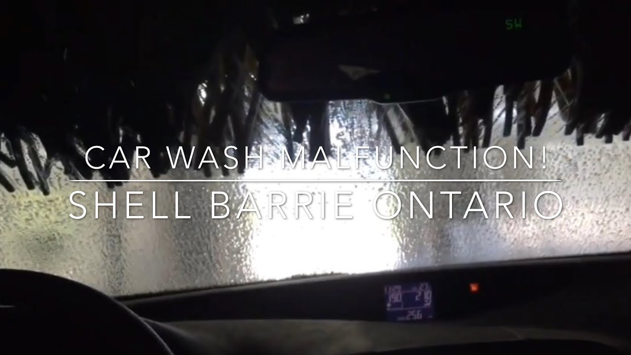 Mark VII ChoiceWash XT malfunction at a Shell Choice Car Wash in Barrie