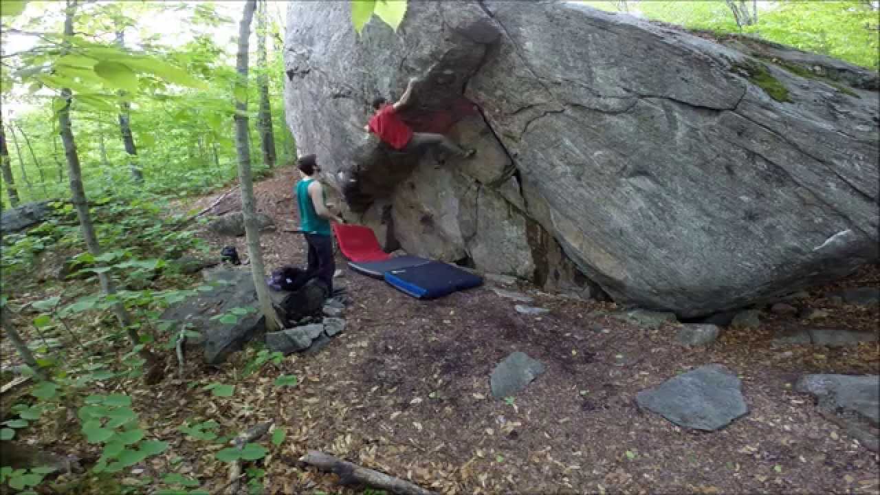 Adirondacks Bouldering Nine Corners Nick Stoner YouTube