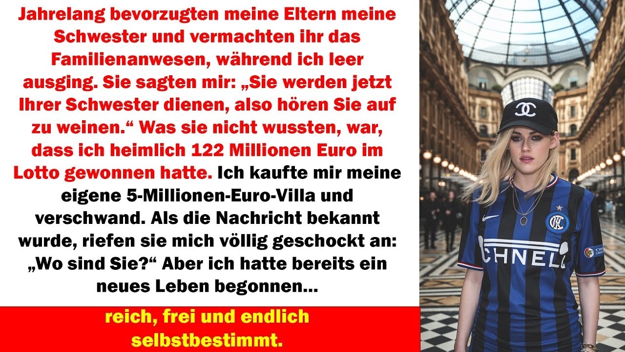 Meine Eltern enterbten mich doch sie wussten nicht, dass ich heimlich 122 Millionen gewonnen hat