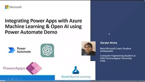Integrating Power Apps with Azure Machine Learning & OpenAI