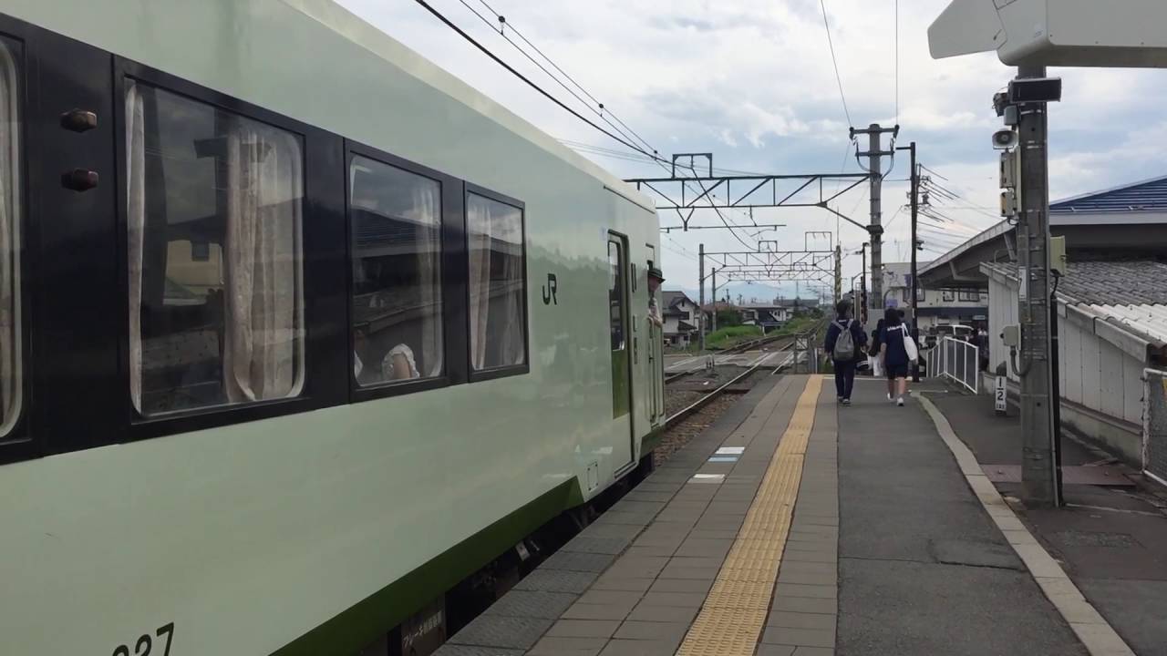三才駅にて（長野県） YouTube