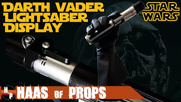 DARTH VADER Lightsaber 3D Print and Custom Display Stand | Darth Vader Star Wars LIGHTSABER 3d print