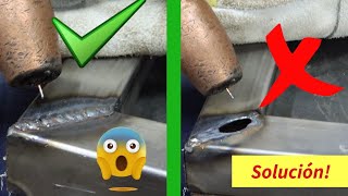 WHAT YOU SHOULD KNOW TO NOT DRILL THE MATERIAL AGAIN WHEN WELDING WITH MIG MAG WELDING - EASY