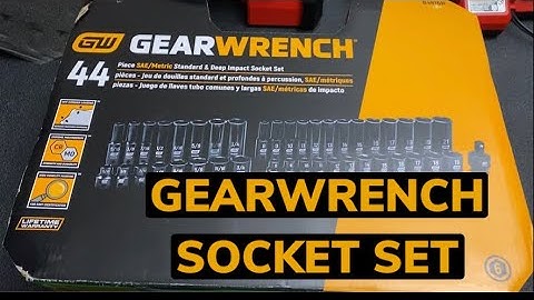 Gearwrench 3/8 Impact Socket Set