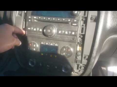 How to: Remove a Radio from a 2010 Chevrolet Tahoe - YouTube