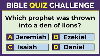 BIBLE QUIZ: ONLY A BIBLE GENIUS CAN SCORE 20/20 | #challenge 16