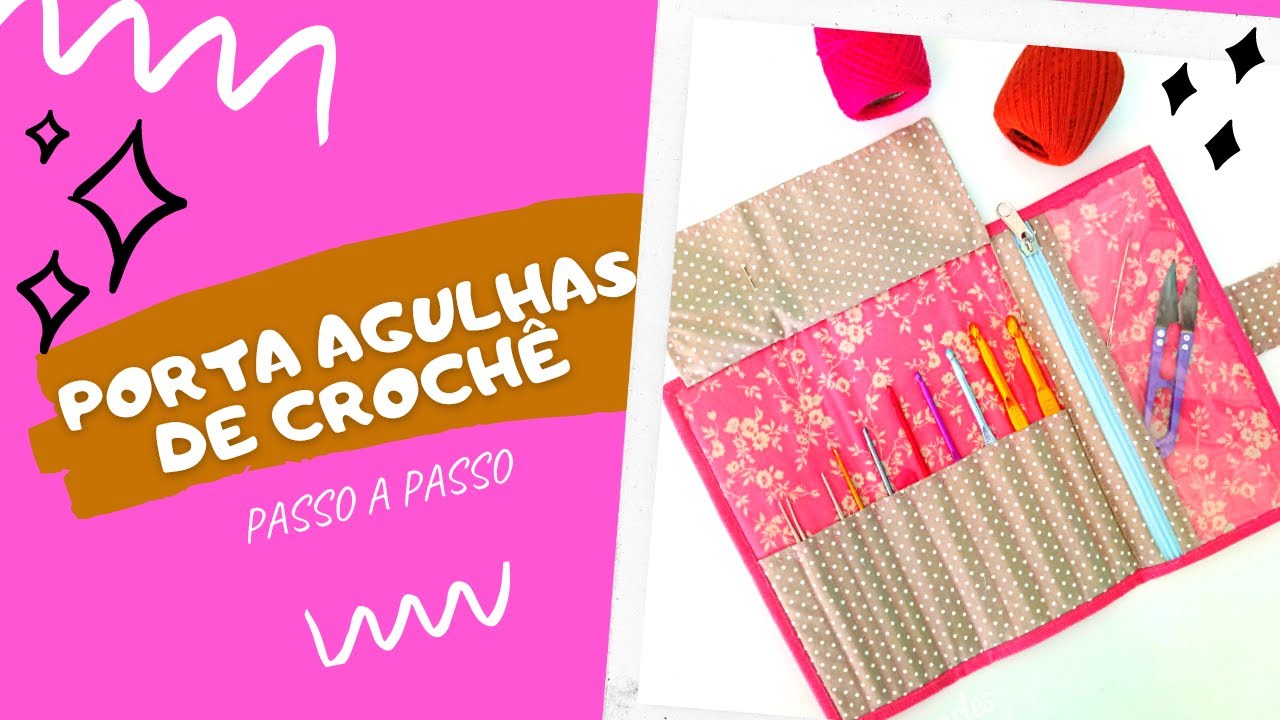 Porta agulhas de crochê!
