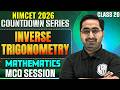 Inverse Trigonometry Complete Revision | NIMCET 2026 | Countdown Series Class 20